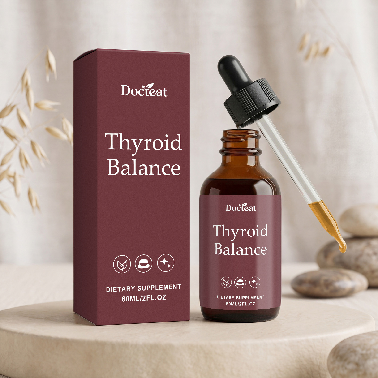 Iodine Drops Supplement - Suplement diety w formie tinktury na