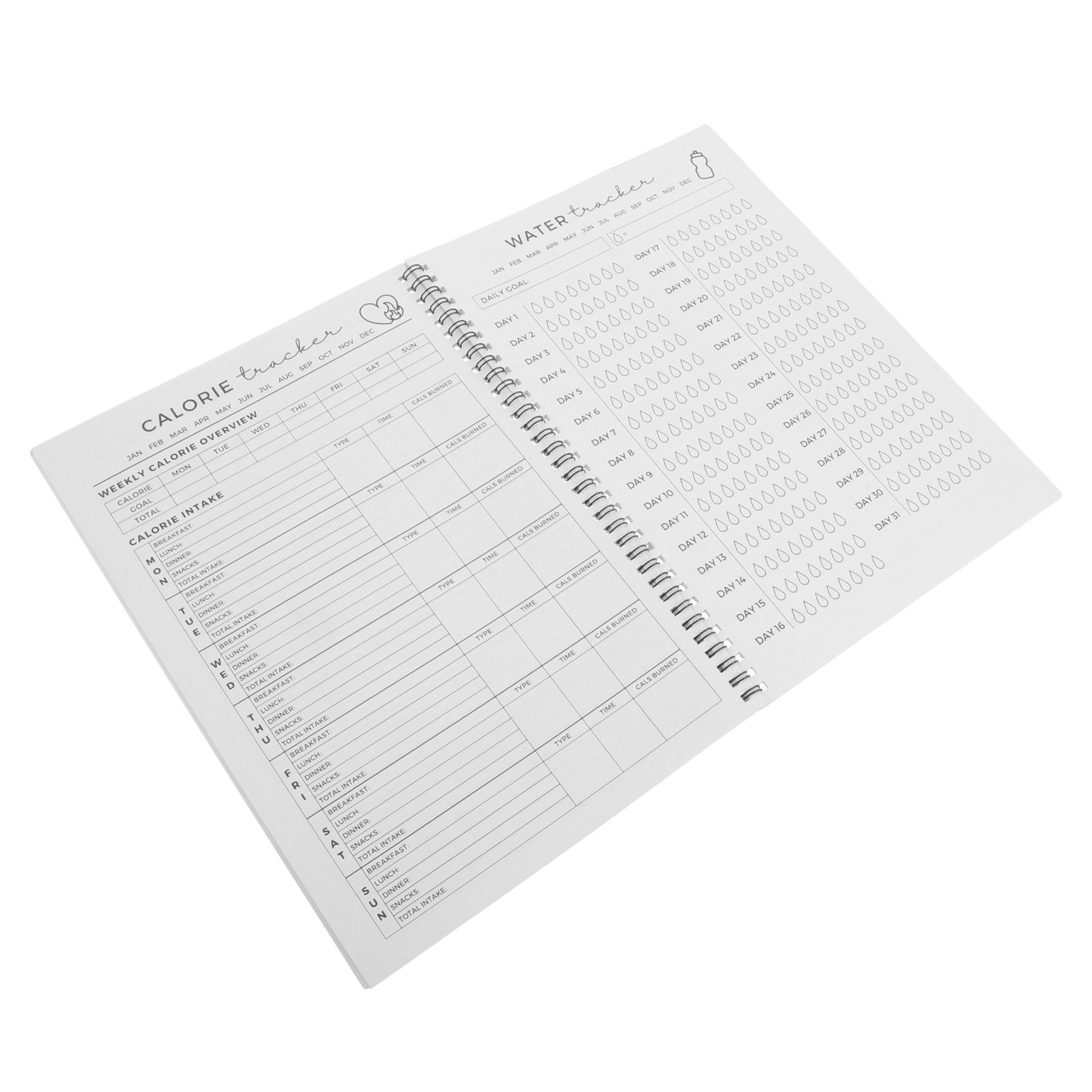 Nutrition Fitness - Planer Fitness, Dziennik Ćwiczeń, 11.7x8.5, Książka