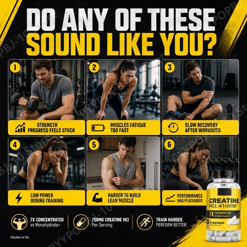 Kreatyna HCl 750mg 90 kapsułek – Creatine Hcl Capsule recenzja i cena
