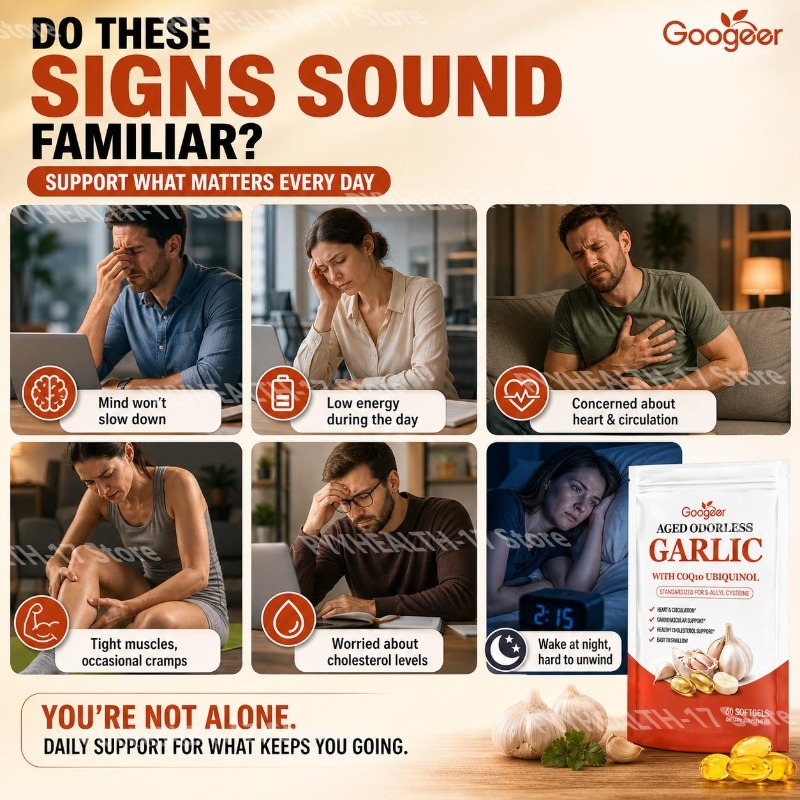 Googeer Aged Odorless Garlic S – Coq10 Ubiquinol Softgel recenzja i cena