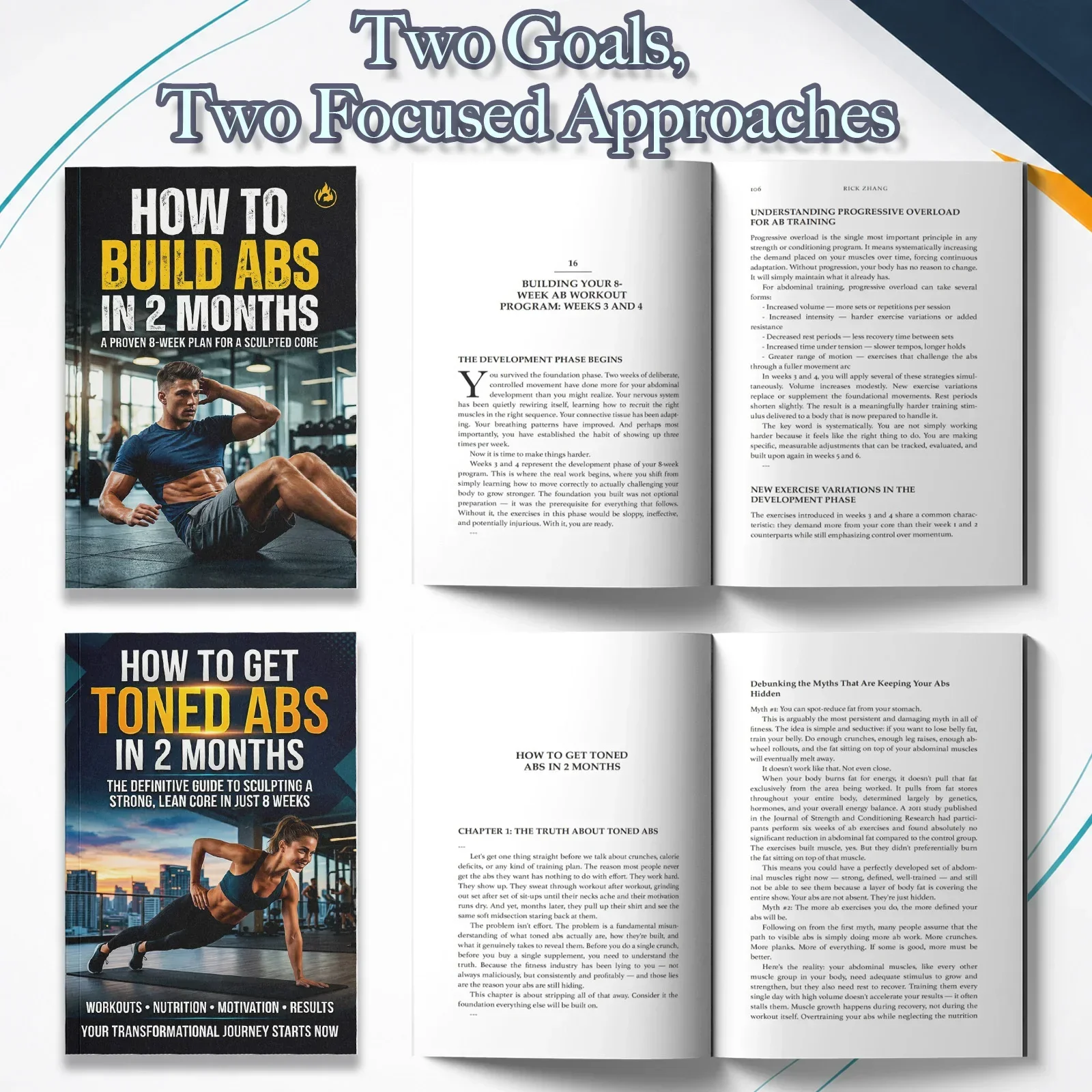 Zestaw 2 książek: Przewodnik t – Nutrition And Fitness Books recenzja i cena