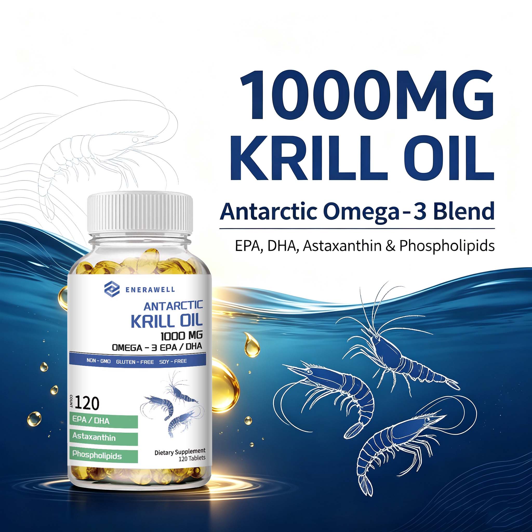 Olej z krillu antarktycznego 1 – Krill Oil Supplement recenzja i cena
