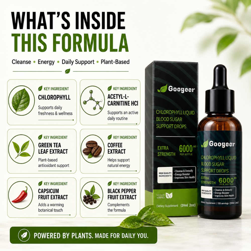 Googeer Chlorophyll Liquid Dro – L-Carnitine Liquid recenzja i cena